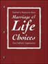 Marriage and Life Choices Teacher Resource Book