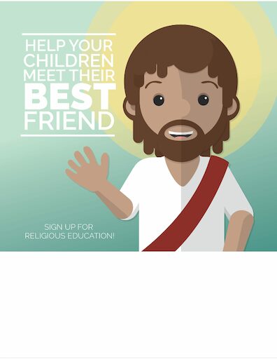 Best Friend Enrollment Campaign: Printable Flyer, English, English