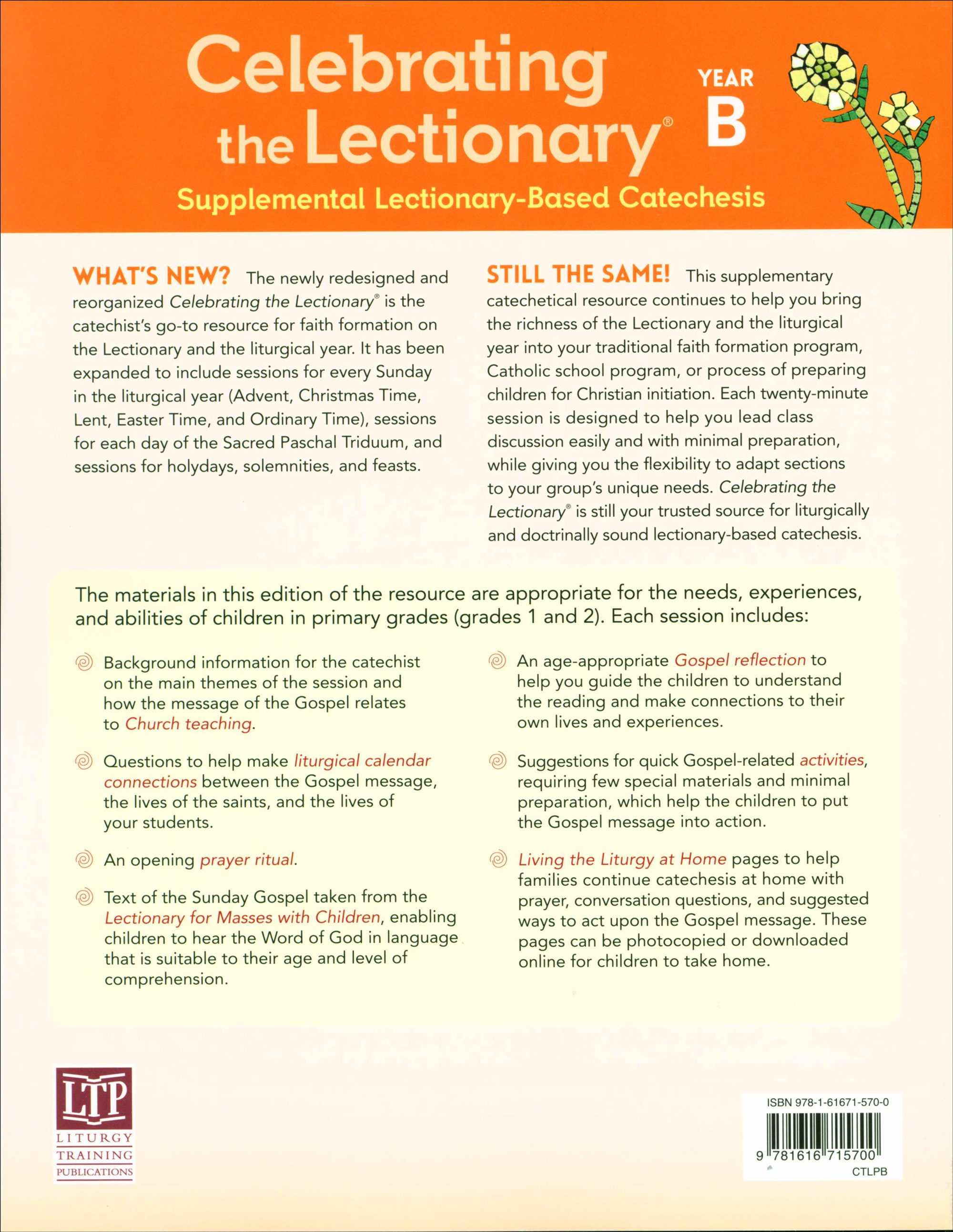 Celebrating the Lectionary Primary Grades Year B Catho…