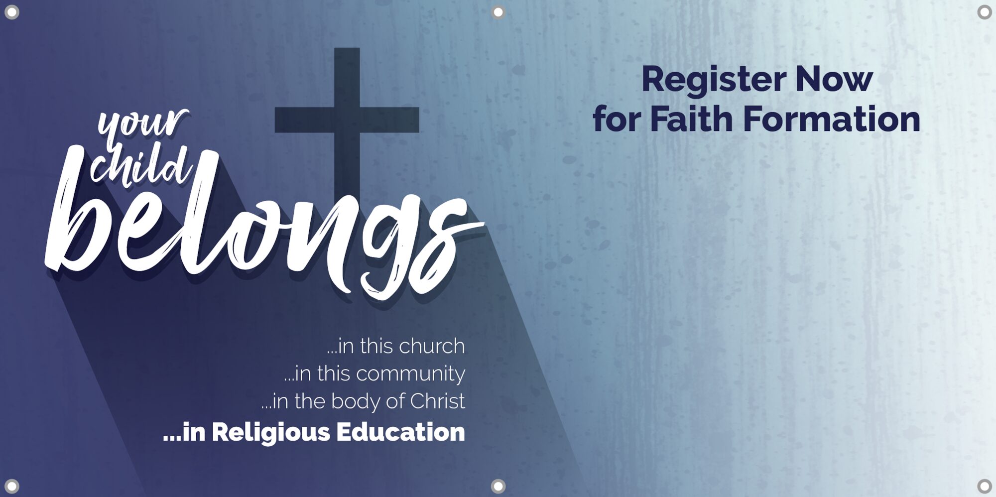 Your Child Belongs in Religious Education campaign