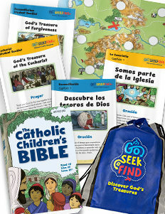 Go Seek Find: Reconciliation and Eucharist Student Pack Bilingual with English Bible
