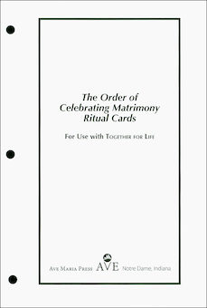 Order of Celebrating Matrimony Ritual Cards 2016 (cards only)