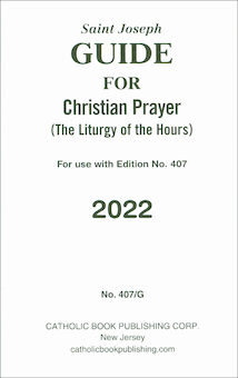 Liturgy of the Hours: Saint Joseph Guide for Christian Prayer 2022 Annual, large print
