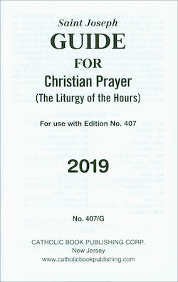 Christian Prayer Annual Guide 2019, large print
