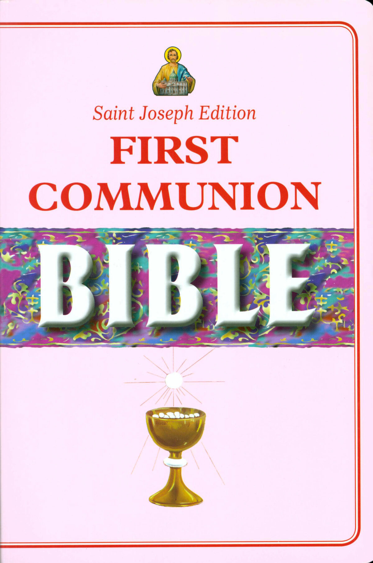 NCB, First Communion Bible, Joseph Edition, leather-like for Girl…