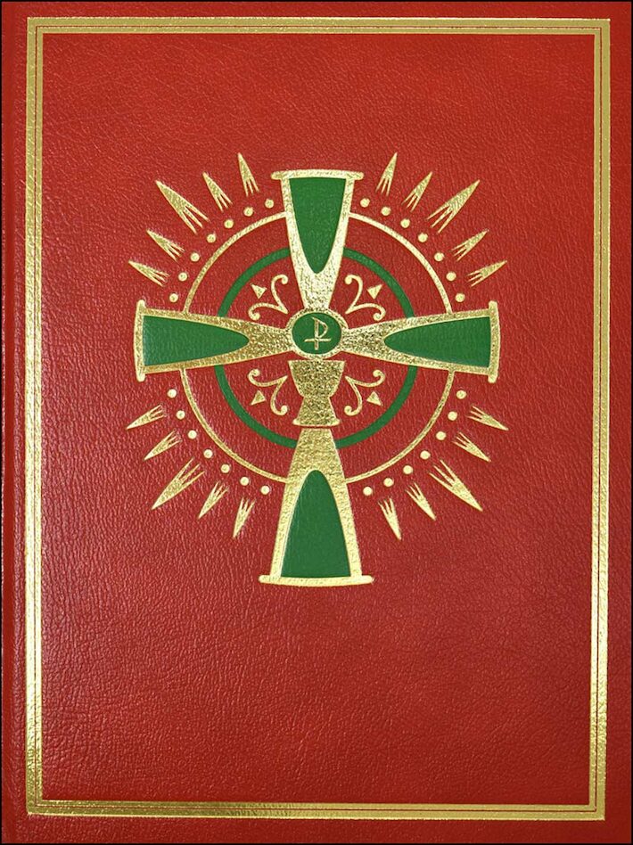 Misal Romano, Edición de lugo para Altar en cuero genuino Tamaño