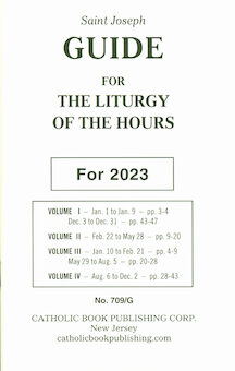 Liturgy of the Hours: Saint Joseph Guide for Liturgy of the Hours 2023 Annual, Large Print