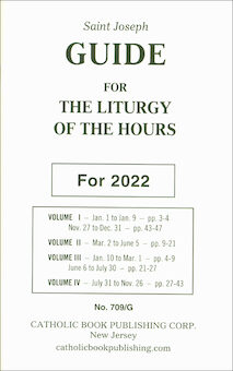Liturgy of the Hours: Saint Joseph Guide for Liturgy of the Hours 2022 Annual, Large Print