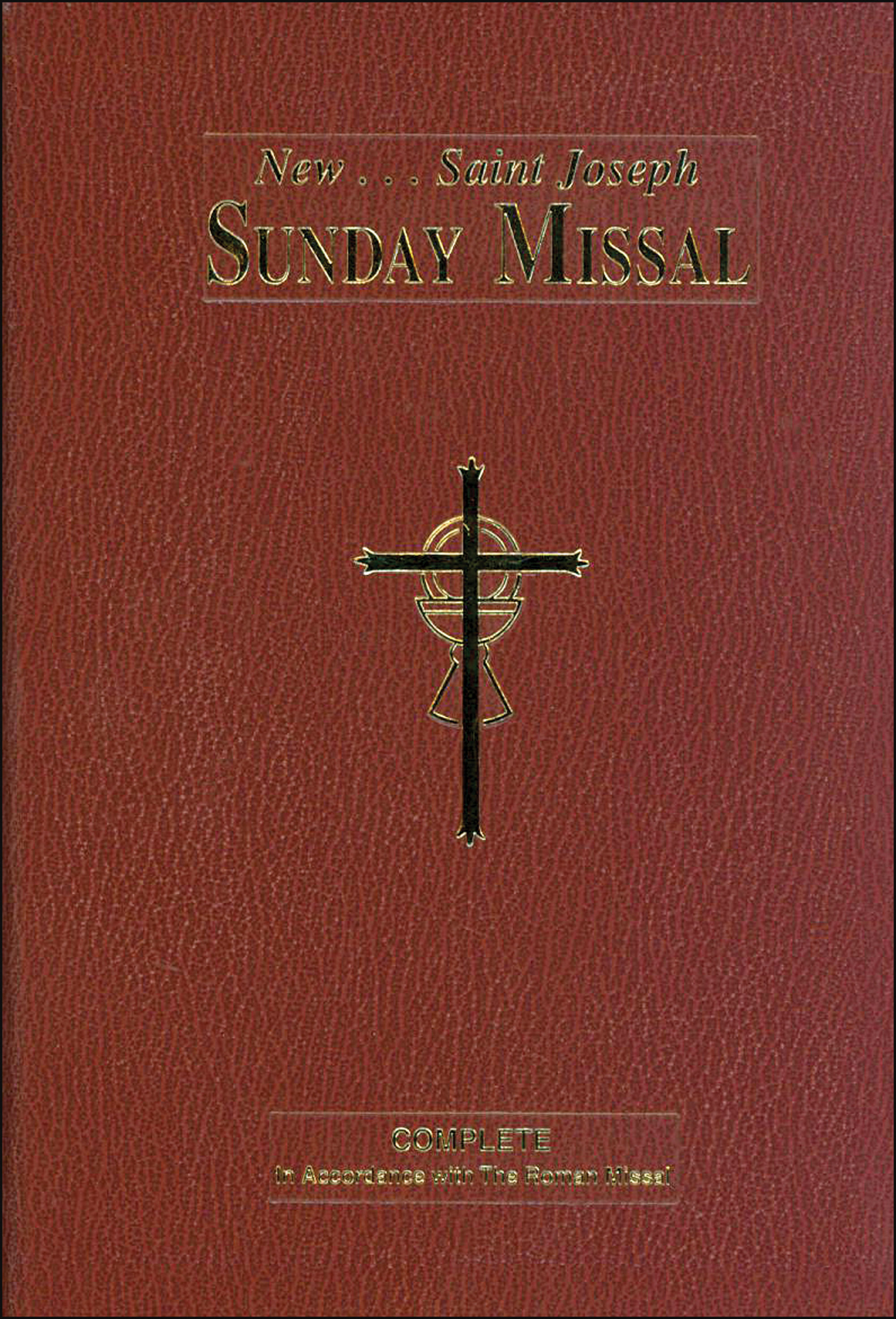 St. Joseph Missals St. Joseph Large Print Sunday Missal, flexible burgund…