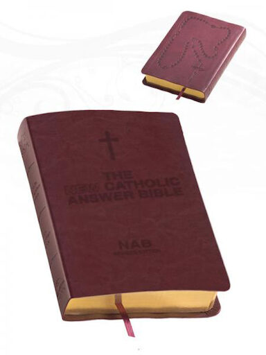 NABRE, The New Catholic Answer Bible, leather, large print