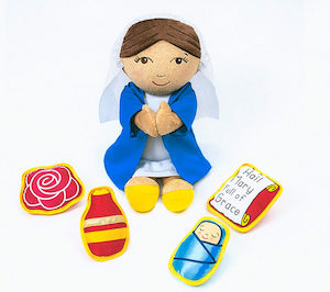 Adaptive Finding God, Grades 1-8: Mary, Our Mother Plush Figure