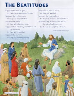 Ten Commandments and Beatitudes Posters