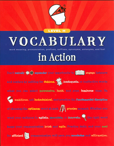 Vocabulary in Action: Level H, Grade 8, Student Book, Paperback
