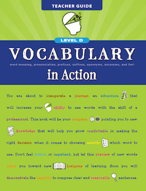Vocabulary in Action: Level D Teacher Edition