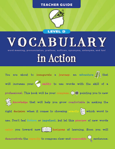 Vocabulary in Action: Level D Teacher Edition
