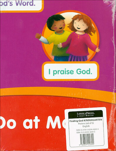 Finding God, Kindergarten: Kindergarten, Poster Set, Parish & School Edition