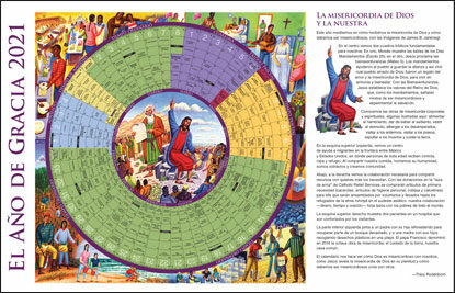 El Año de Gracia 2020, small laminated, Spanish 17 x 11 — Liturgy Tra…