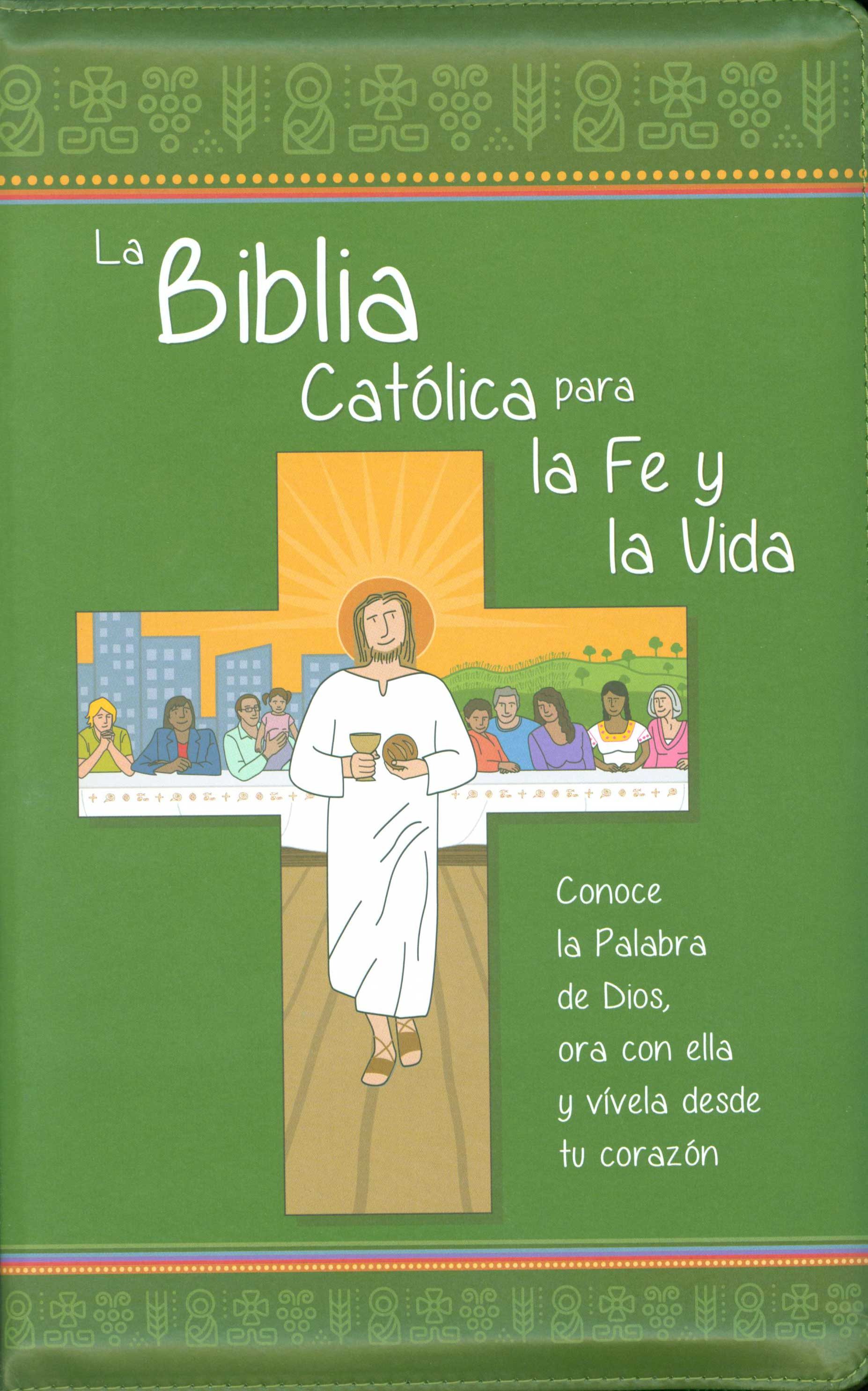 La Biblia Católica para la Fe y la Vida, leather-like ...