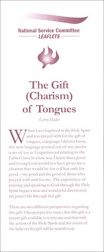 The Gift (Charism) of Tongues