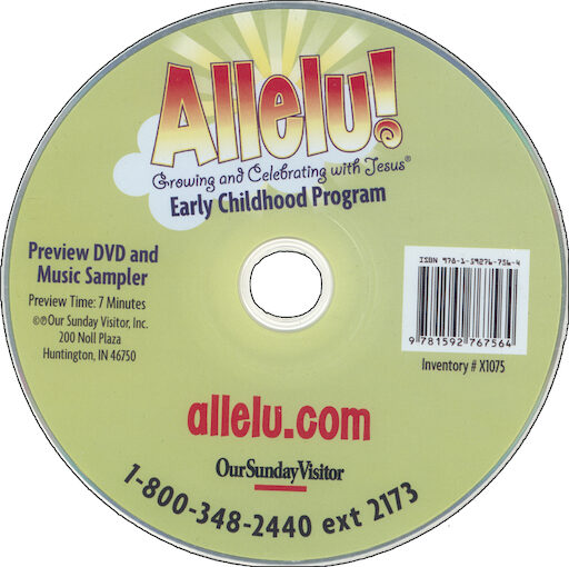 Allelu! Preschool-K: All Grades, Preview DVD, Parish & School Edition