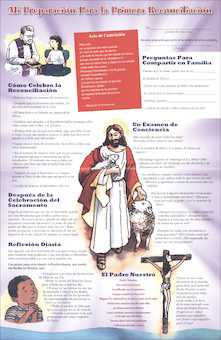 Mi Preparación Para la Primera Reconciliación, cartel familiar, 10-pack, Spanish