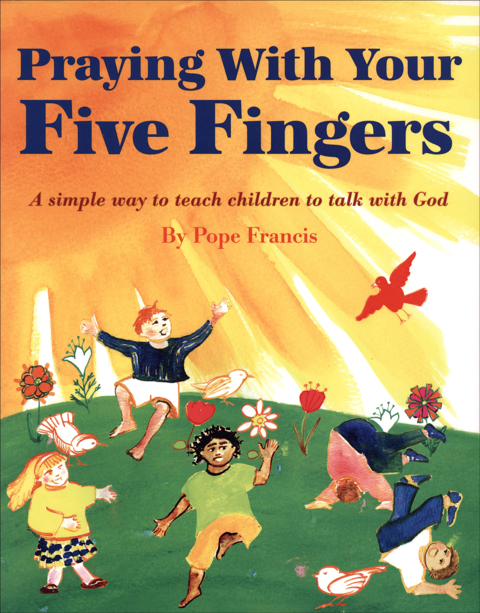 Praying With Your Five Fingers, Preschool Laminated Card | ComCenter.com