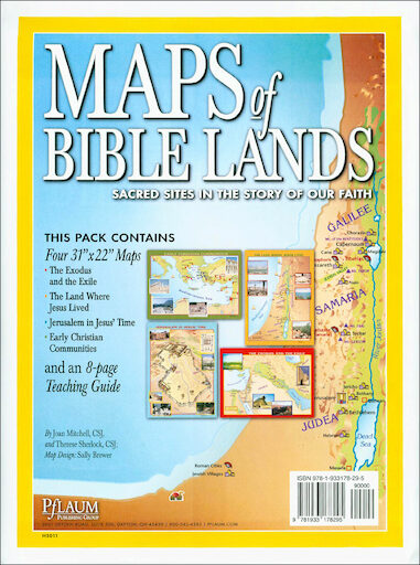 Maps of Bible Lands, Poster Set