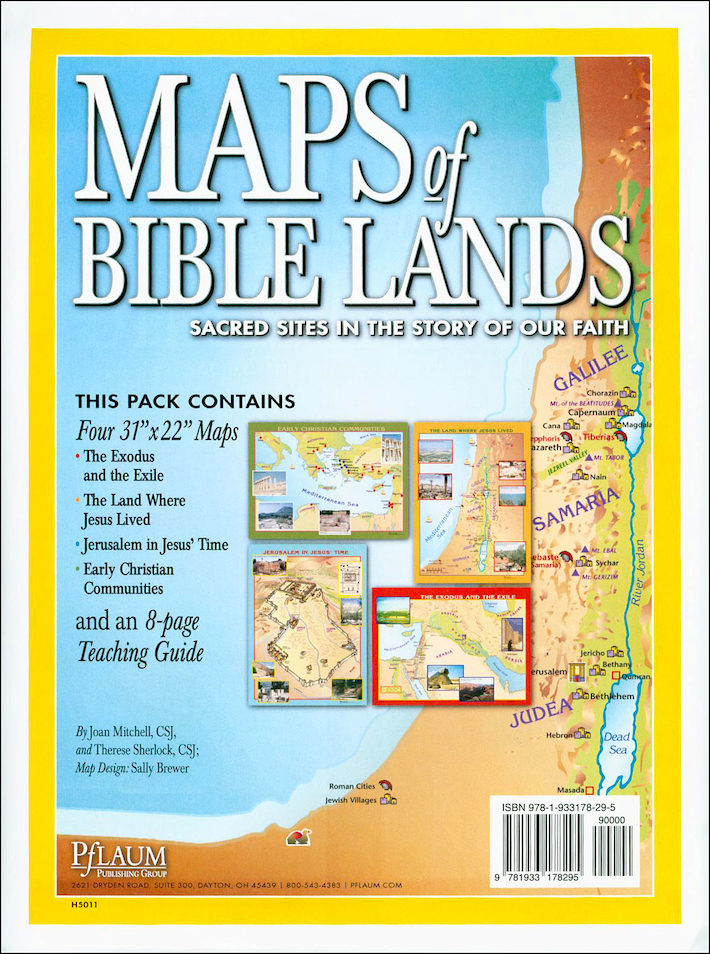 Maps of Bible Lands, Poster Set  ComCenter.com - Catholic Religious Educ…