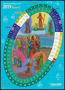 year of our lord 2019 family calendar pack of 25 calendar of the years
