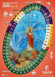 year of our lord 2020 family calendar pack of 25 calendar of the year