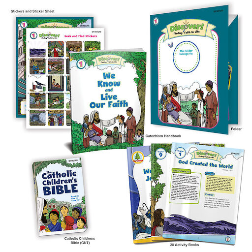 Discover! Finding Faith in Life, 1-5: Grade 1, Student Kit, School Edition