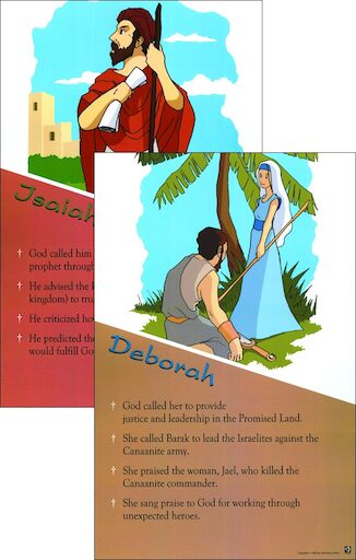 GNT, Breakthrough! The Bible for Young Catholics: Breakthrough! Bible People, Old Testament, Poster Set