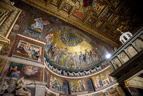 Basilica di Santa Maria in Trastevere, Rome, Italy